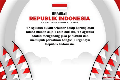 17 Agustus 2022 Kartu Selamat Hari Kemerdekaan Indonesia 2022