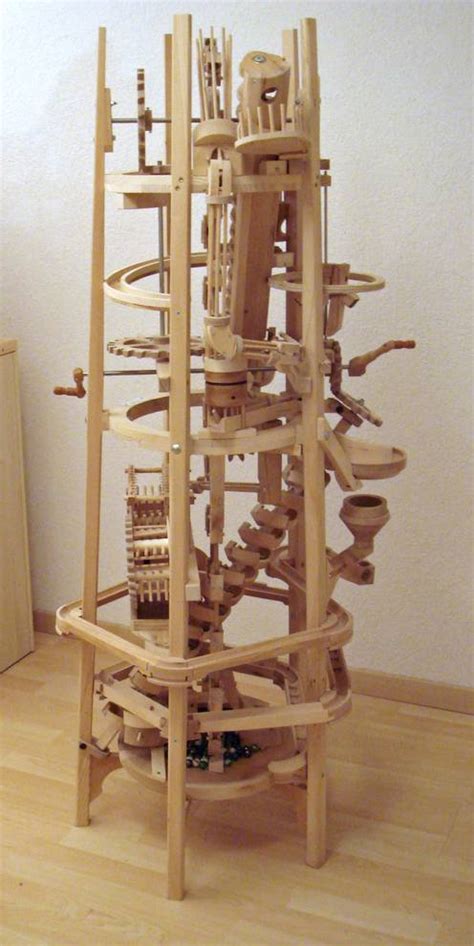 Wooden Marble Run Toy Plans