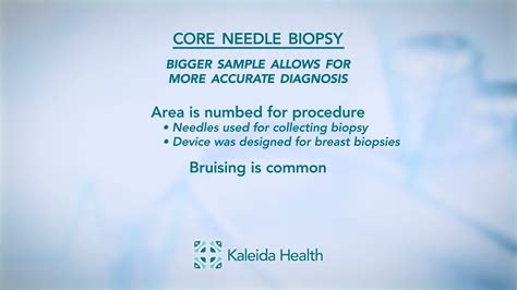 Core Needle Biopsies And Breast Cancer Youtube