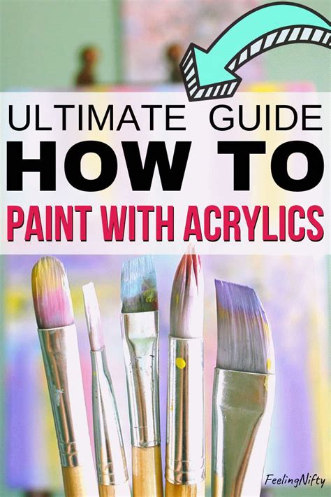40 Acrylic Painting Tutorials And Ideas For Beginners Brighter Craft