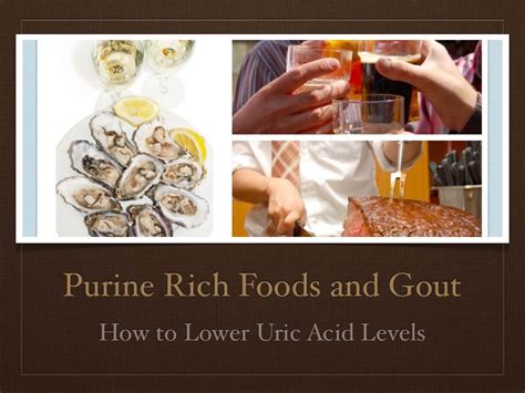 Purine Rich Foods And Gout How To Lower Uric Acid Levels Hubpages