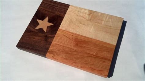 Texas State Flag Cutting Board Etsy
