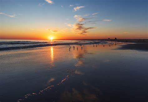 Free Images Mirror Reflection Sky Horizon Sea Sunset Cloud