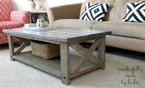 Cutting and assembling the coffee table. Wonderfully Made: Finished {DIY} Coffee Table