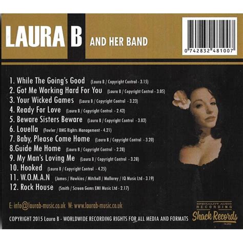 Laura B And Her Band Cd Crazy Times Music