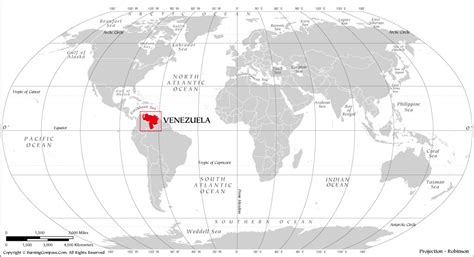 Where Is Venezuela Located Venezuela On World Map