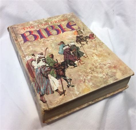 The Childrens Bible 1965 Illustrated Golden Press Etsy Childrens