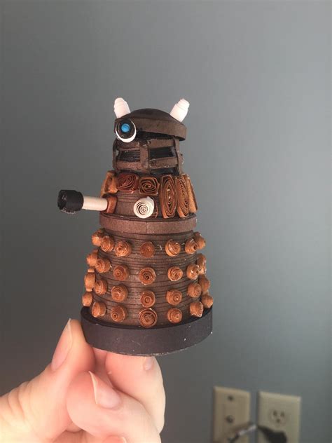 3d Quilled Dalek Rquilling