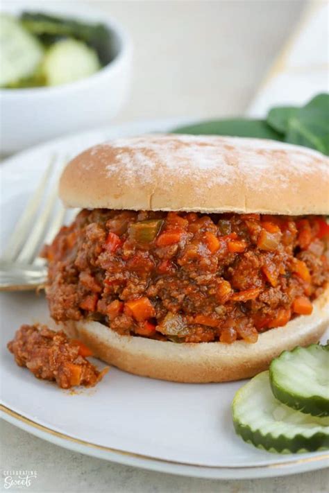 Healthy Sloppy Joes Fast Easy Celebrating Sweets