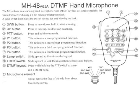 Yaesu Microphone Wiring Diagram Circuit Diagram
