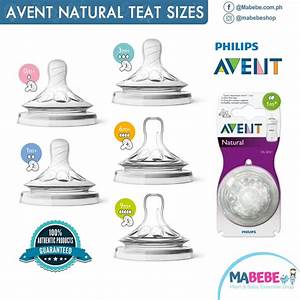 Philips Avent 2 Pack 6m Flow Natural Response Baby