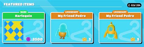 My Friend Pedros Skin Is Now Up On The Store Rfallguysgame