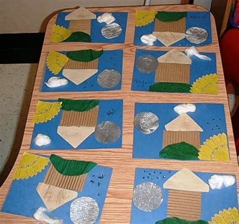 Textures in art for Kindergarten | Kindergarten art lessons
