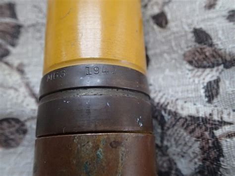 Yellow 1942 37mm M63 Round Firearms And Ordnance Us Militaria Forum