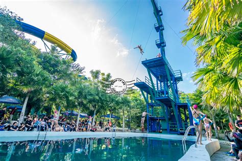 Two water treadmill machines into the canal to make the rides more thrills funs and enjoyable. International High Dive Show launched at ESCAPE Water ...
