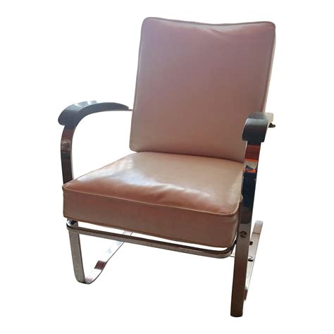 Art Deco Lounge Chair Perceval Goodman Moderne Classic Chairish