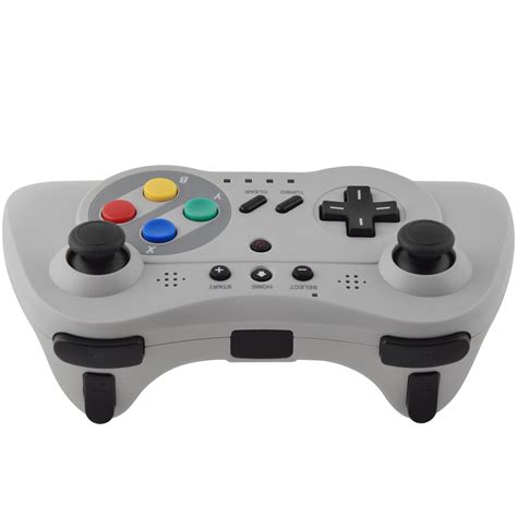 Mcbazel Bluetooth Wireless Pro Controller for Nintendo Wii U Gray