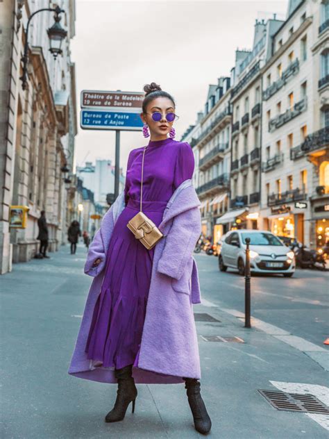 fashion violet outfits