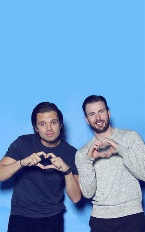 Sebastian Stan And Chris Evans💙 Chris Evans Sebastian Stan Chris