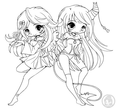 suii and iish lineart by yampuff d62894w yampuff s stuff