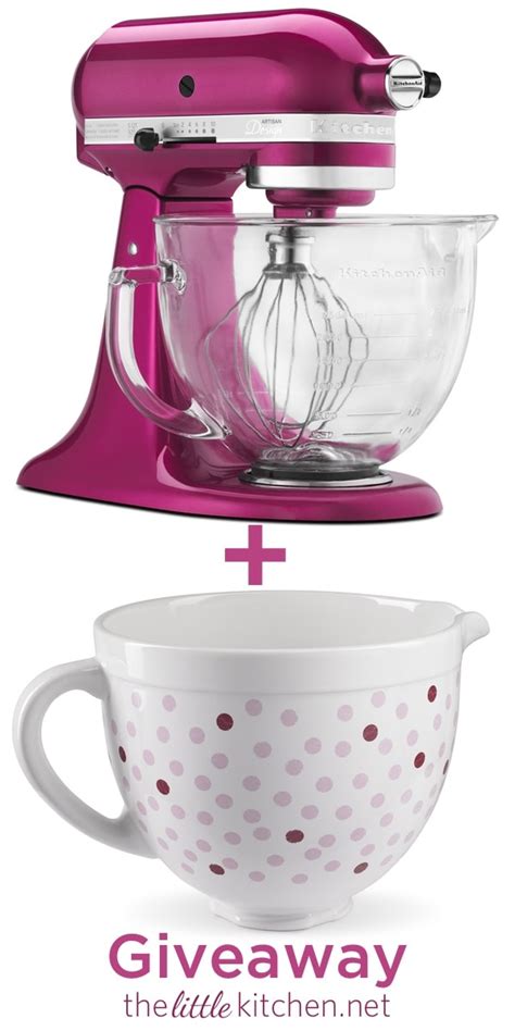 Kitchenaid Raspberry Ice Stand Mixer And Ceramic Bowl Giveaway The