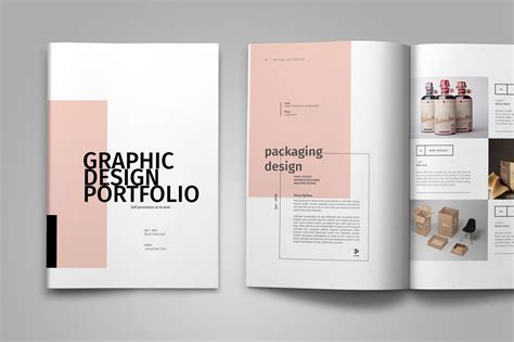 Graphic Design Portfolio Template Present Your Design On This Mockup