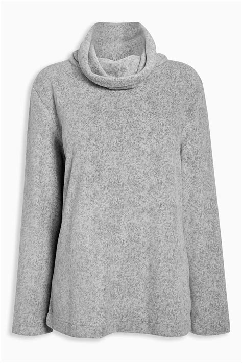 Buy Grey Cosy Fleece Layered Back Top From The Next Uk Online Shop