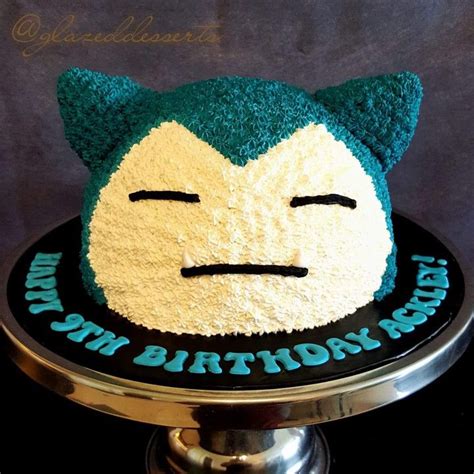 Snorlax Cake Pokemon Birthday Cake Pokemon Cake Pokemon Birthday