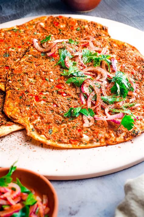 Lahmacun Recipe Baked Turkish Pizza Posh Plate