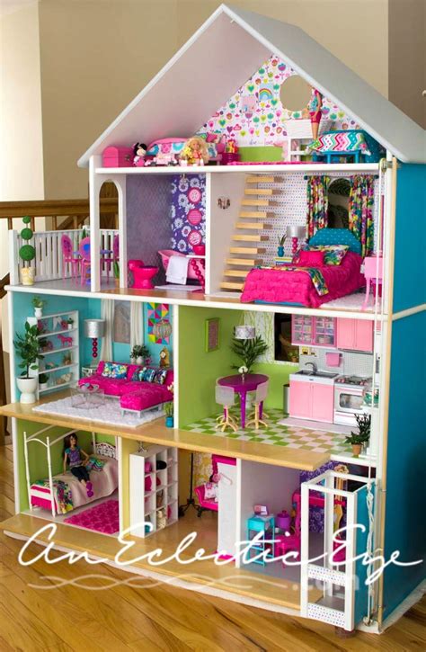 Diy Dollhouse Barbie Diy Diy Barbie House Barbie Dream House Homemade Barbie House Free