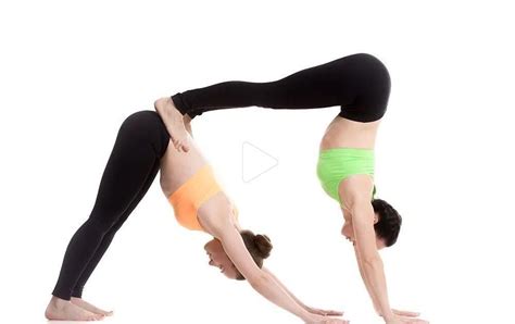 Yoga poses 2 person hard. Cool Yoga Poses For Two People Fun ; Fun Yoga Poses For Two People in 2020 | Two person yoga ...