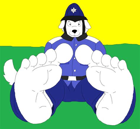Constable Growler Showing Off His Feet By Coolfruits On Deviantart