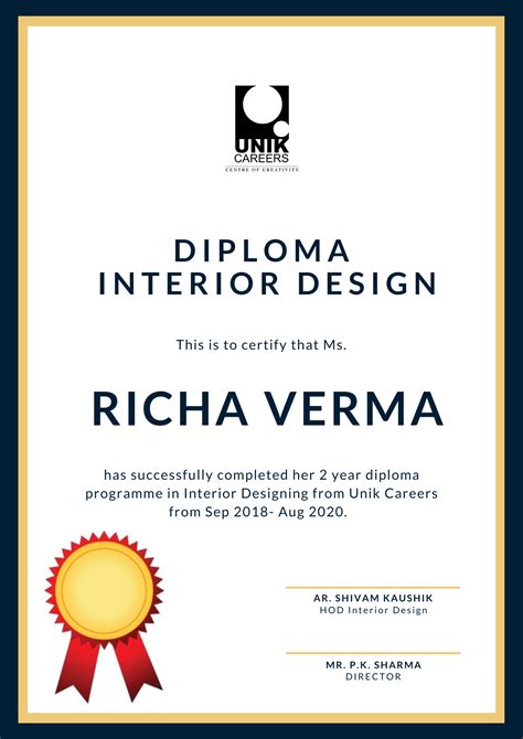 Interior Decorator Certificate Online Shelly Lighting