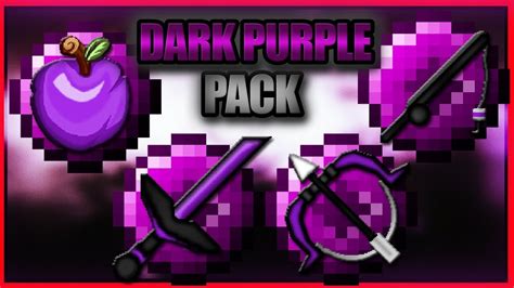 Minecraft Pvp Texture Pack L Dark Purple Pack 128x 1718 ★ Youtube
