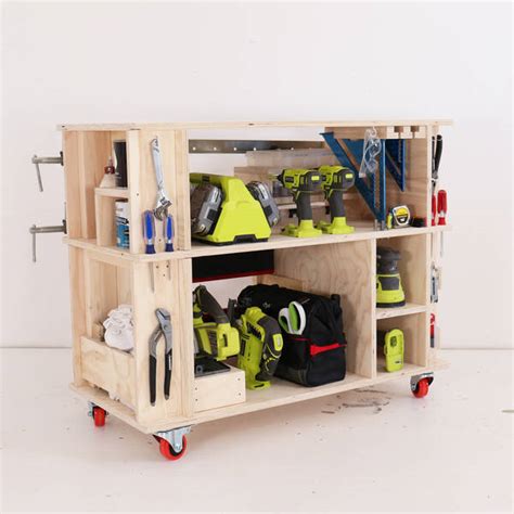 Diy Workshop In A Single Cart Ryobi Nation Projects