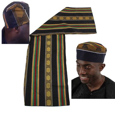 African Traditional Kente Kufi Hat Style 4 For Men And Women Etsy