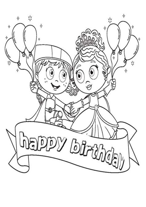 It's elsa's birthday, and anna has woken her up at midnight just to wish her a very happy. Princesses Birthday Coloring Pages - Coloring Home