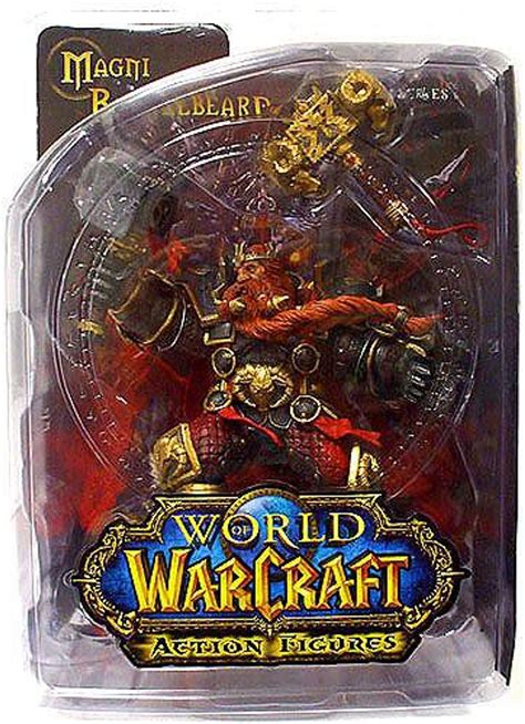 World Of Warcraft Series 6 Magni Bronzebeard Action Figure Dwarven King