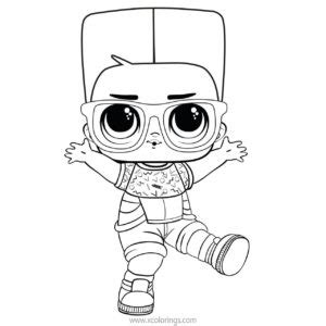 LOL Surprise Boys Coloring Pages Do-Si-Dude - XColorings.com
