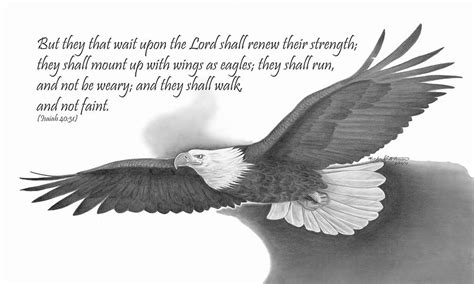 Wings As Eagles Drawing By Michael Mcferrin Pixels