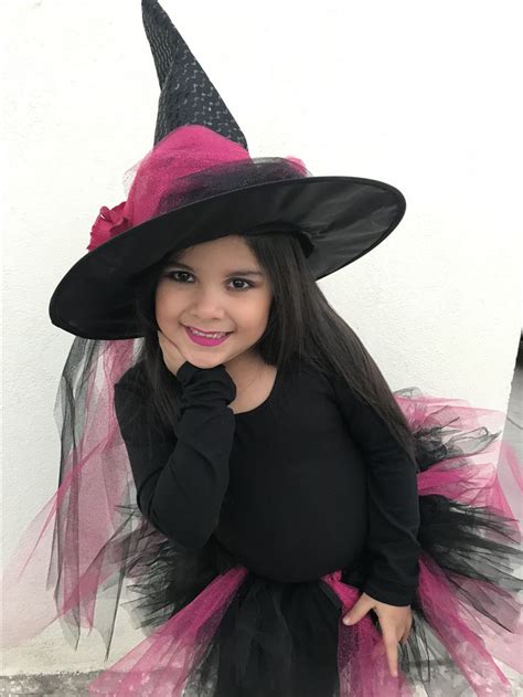Halloween Disfraces Floppy Hat Witch Costumes Celebrities Children