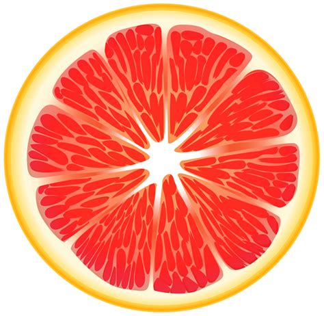 Red Orange Slice Clip Art Transparent Image Gallery
