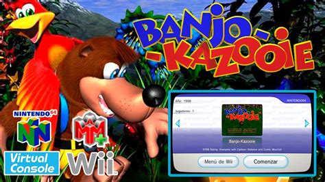 Banjo Kazooie Español Wad Vc N64 Not64 Se Srl Wii Youtube