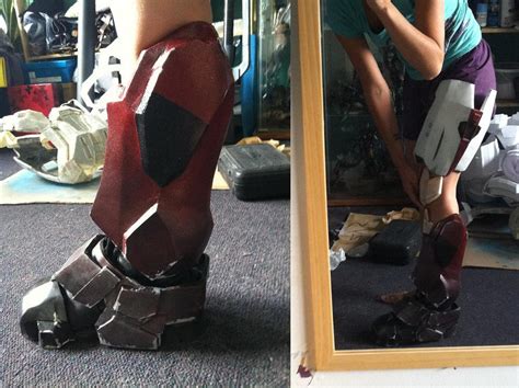 halo leg preview by hyokenseisou cosplay on deviantart