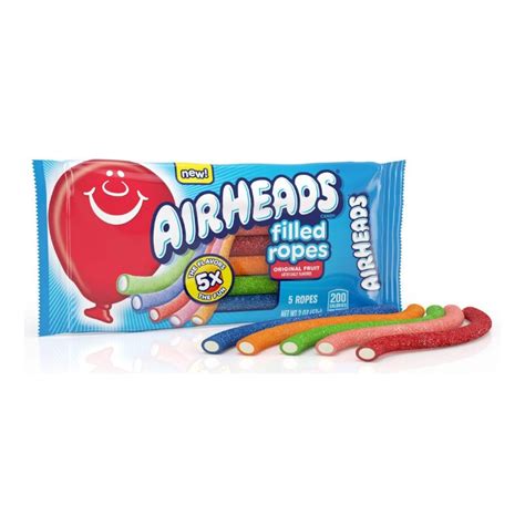 Airheads Filled Ropes Original Fruit 2oz 57g Sweets From Heaven