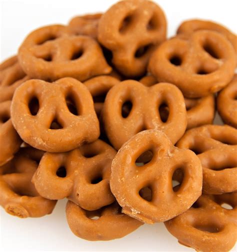 Mini Salted Caramel Pretzels By The Pound