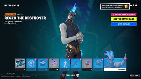 The New Skins In Fortnite Battle Pass