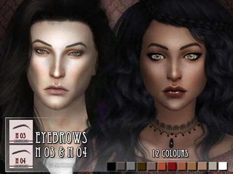 Eyebrows N03 And N04 For Ts4 These Were A Suggestion By