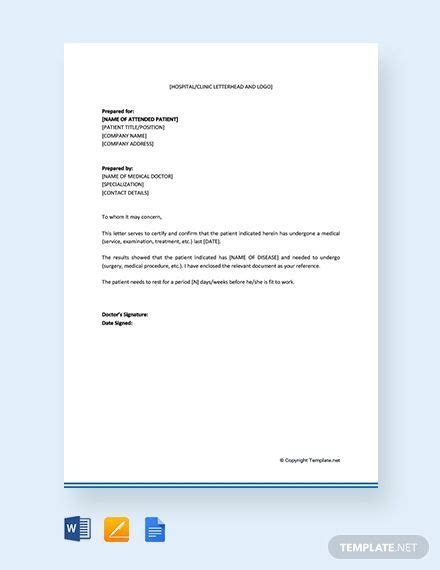 Medical Certificate Letter From Doctor Referral Letter Lettering Free Medical