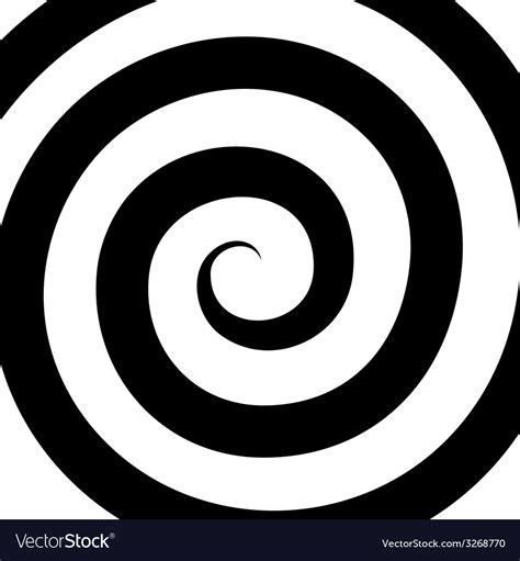 Hypnosis Spiral Pattern Optical Royalty Free Vector Image